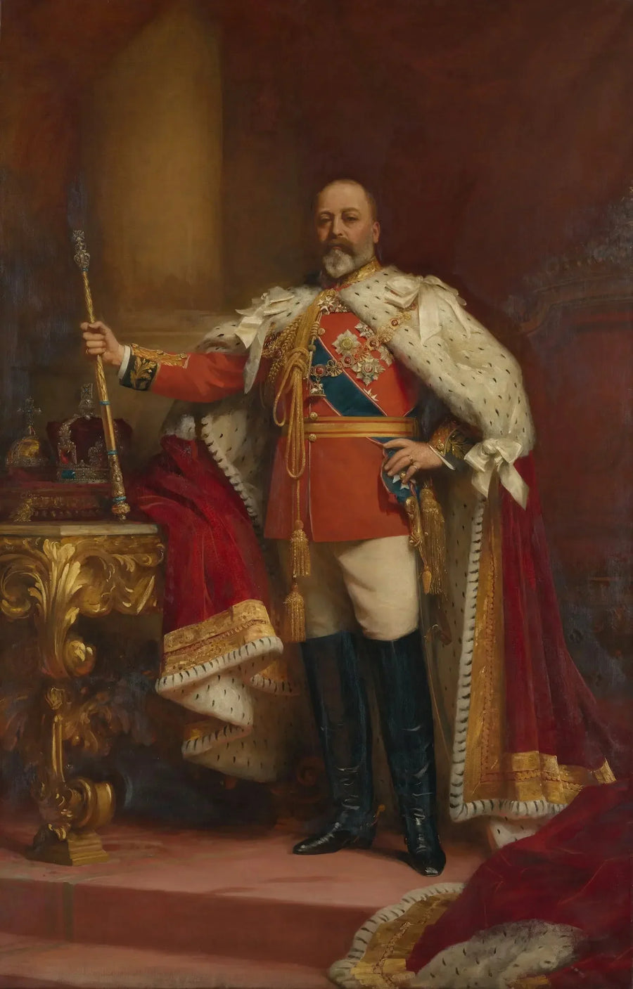 O rei Eduardo VII (1841-1910) - Luke Fildes