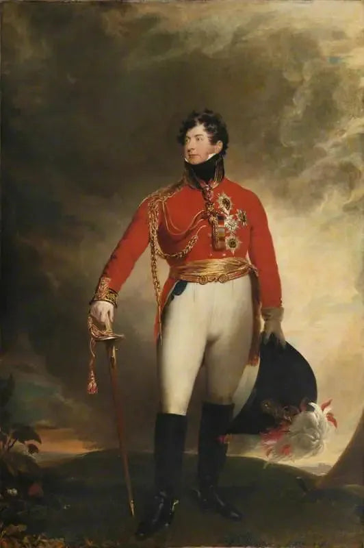 Rei George IV (1762-1830) como príncipe regente - Thomas Lawrence