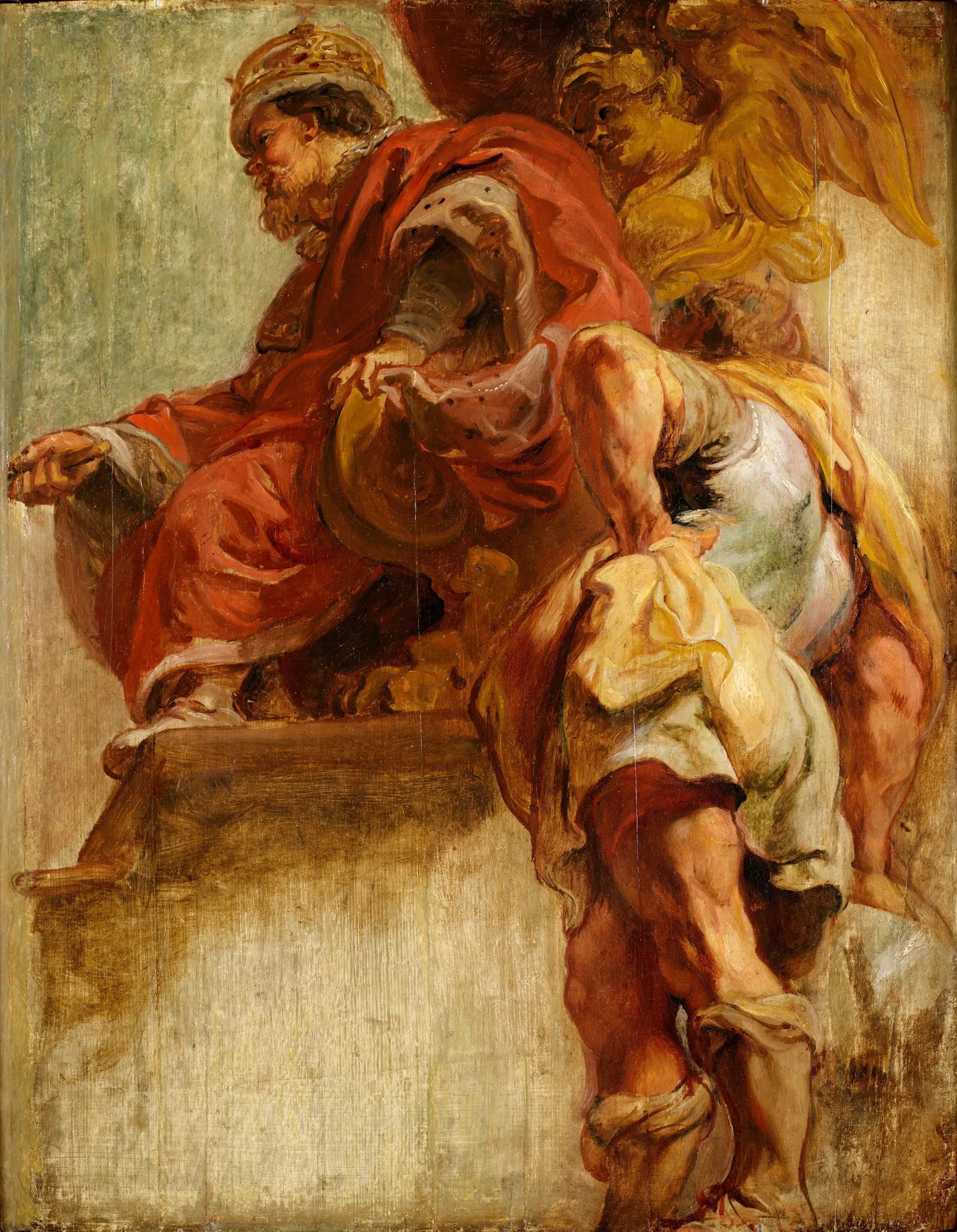 Le roi Jacques Ier unifie l'Angleterre et l'Écosse - Peter Paul Rubens image 1 reproduction d’œuvre d’art à l’huile