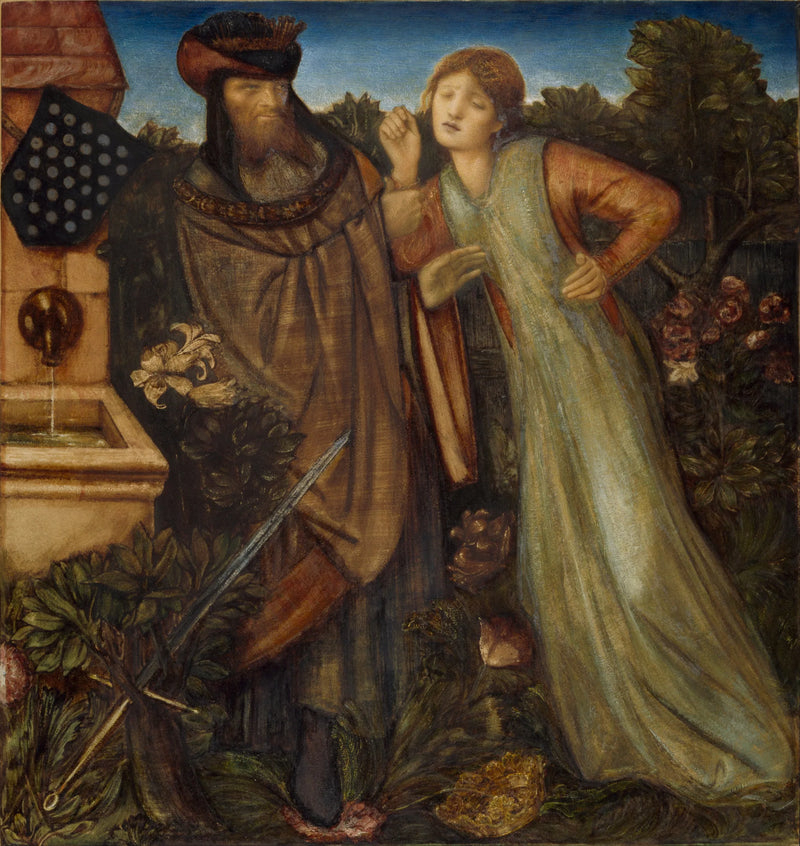 O rei Marc e a Bela Iseult - Edward Burne-Jones