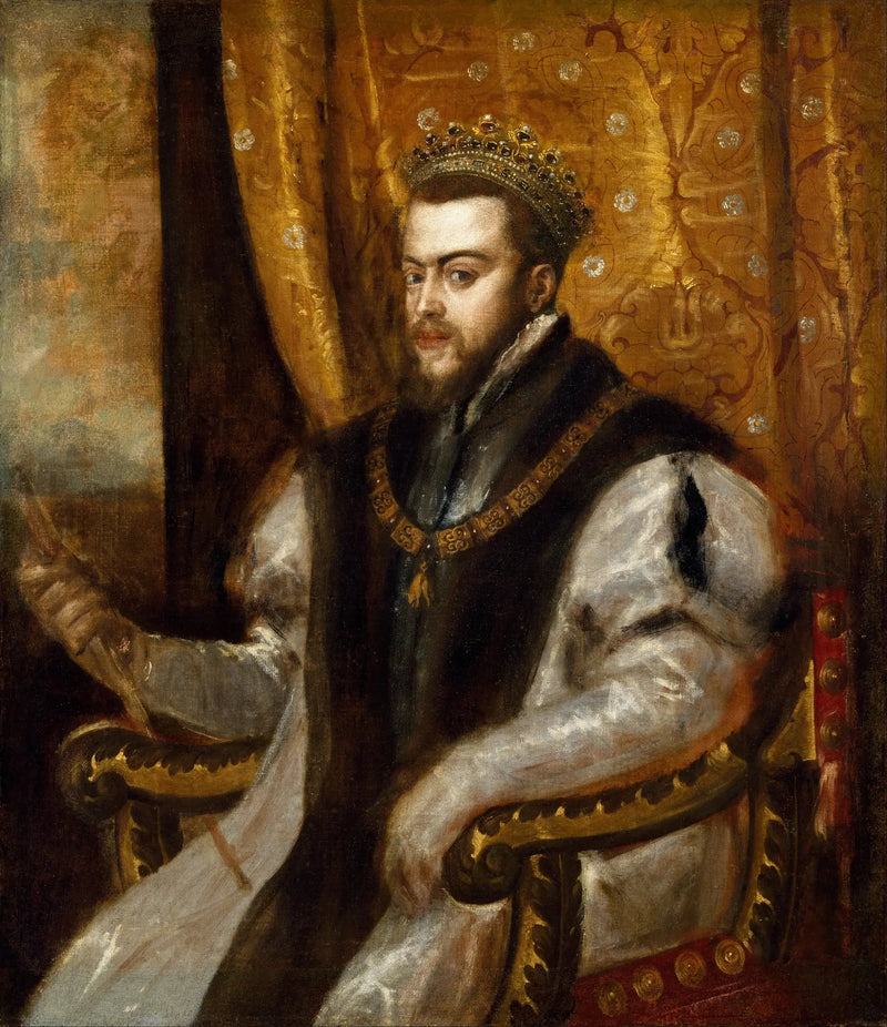 O rei Filipe II da Espanha - Titian