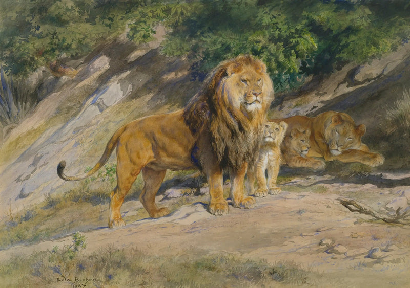 O rei observa - Rosa Bonheur