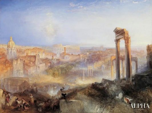 Le Rome moderne - William Turner - Reproductions de tableaux et peintures haut de gamme