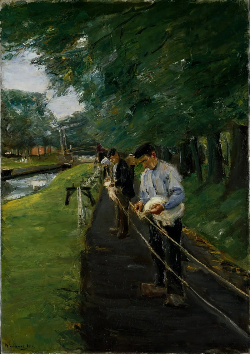 O Ropewalk em Edam - Max Liebermann