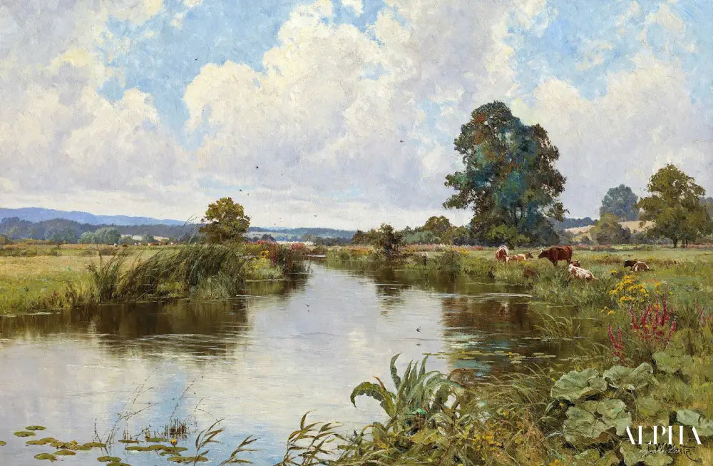 Le Rother à Fittleworth - Edward Wilkins Waite - Reproductions de tableaux et peintures haut de gamme