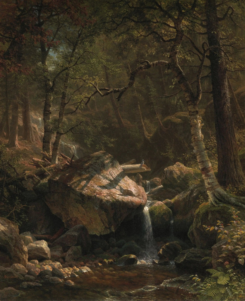 O riacho de montanha - Albert Bierstadt