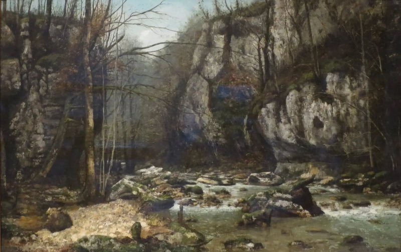 O riacho do Poço Negro - Gustave Courbet