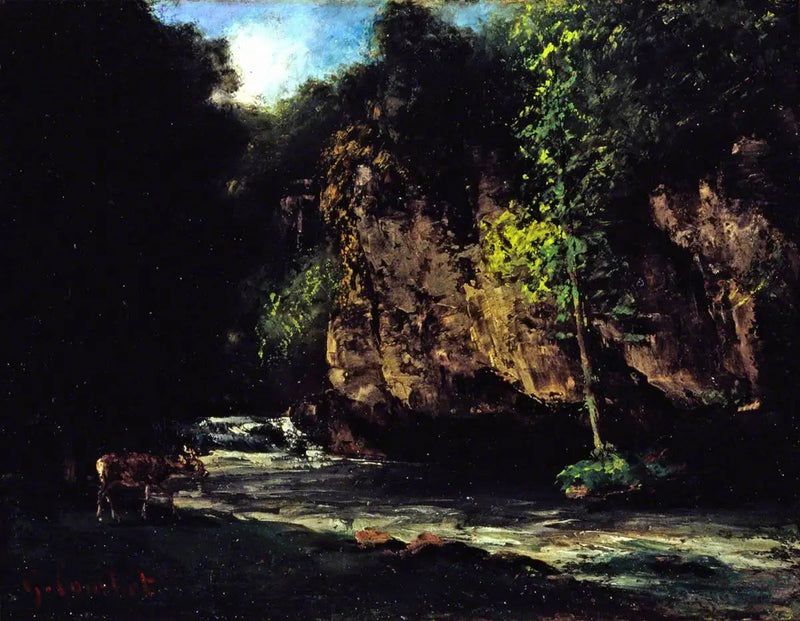 O riacho - Gustave Courbet