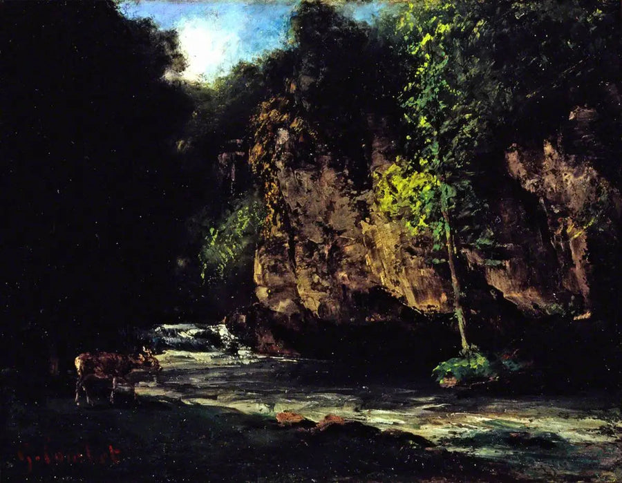 O riacho - Gustave Courbet