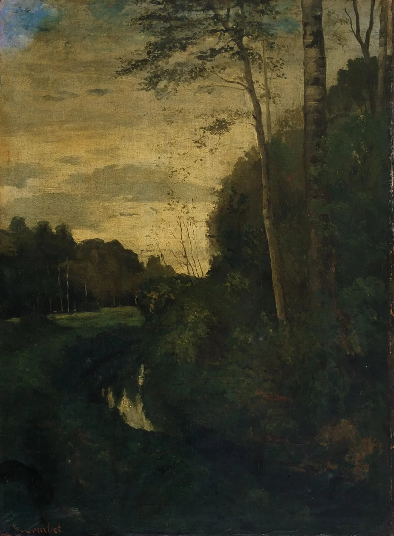O riacho - Gustave Courbet