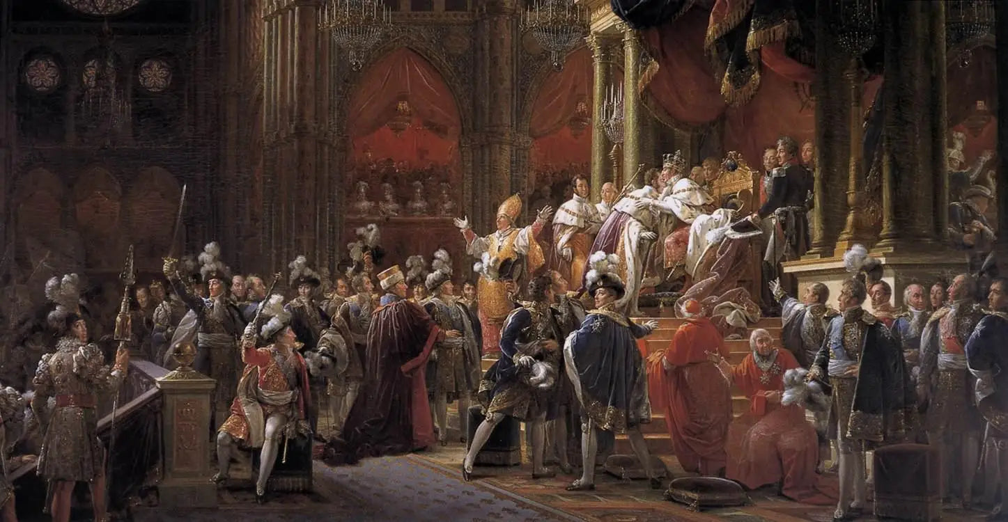Le sacre de Charles X - François Gérard - Alpha Reproduction