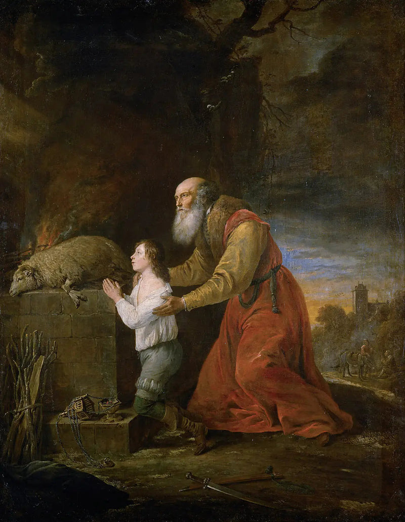 O sacrifício de Abraão - David Teniers o Jovem
