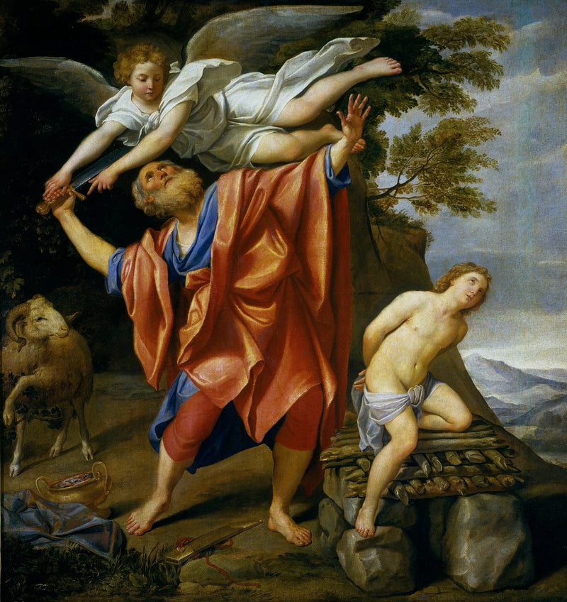O Sacrifício de Abraão - Domenichino