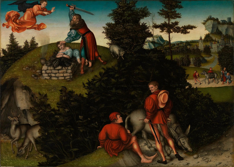 O Sacrifício de Abraão - Lucas Cranach, o Velho