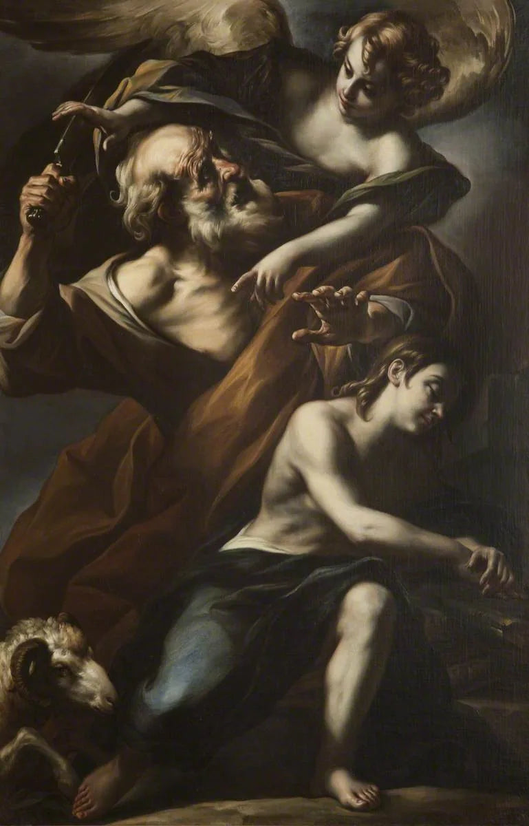 O sacrifício de Isaac - Guercino