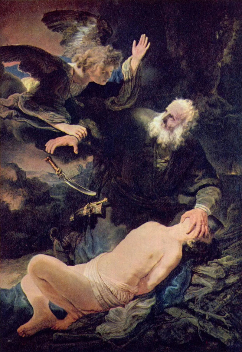 O Sacrifício de Isaac - Rembrandt