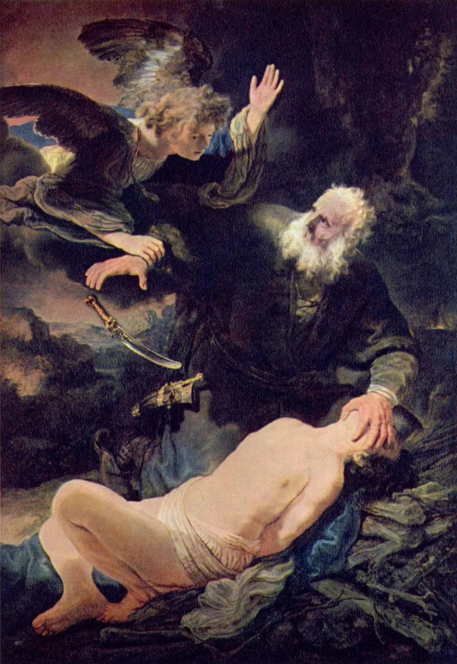 O Sacrifício de Isaac - Rembrandt