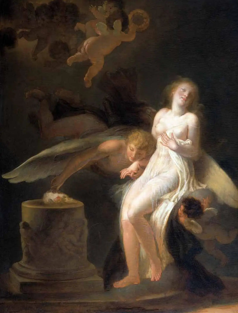 O sacrifício da rosa - Jean-Honoré Fragonard