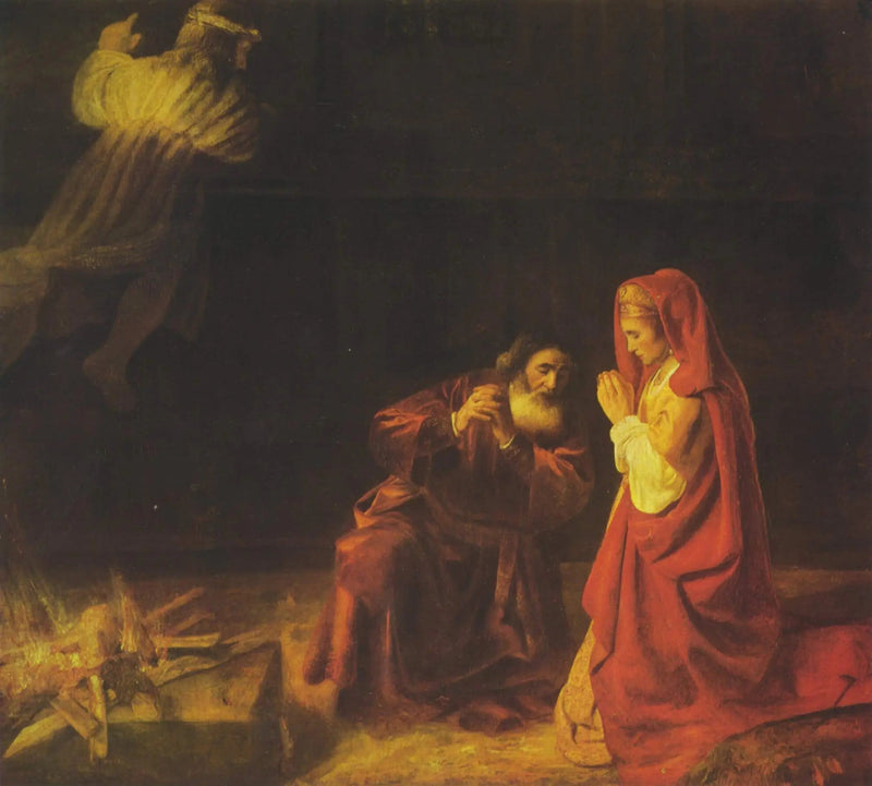 O sacrifício de Manoá - Rembrandt