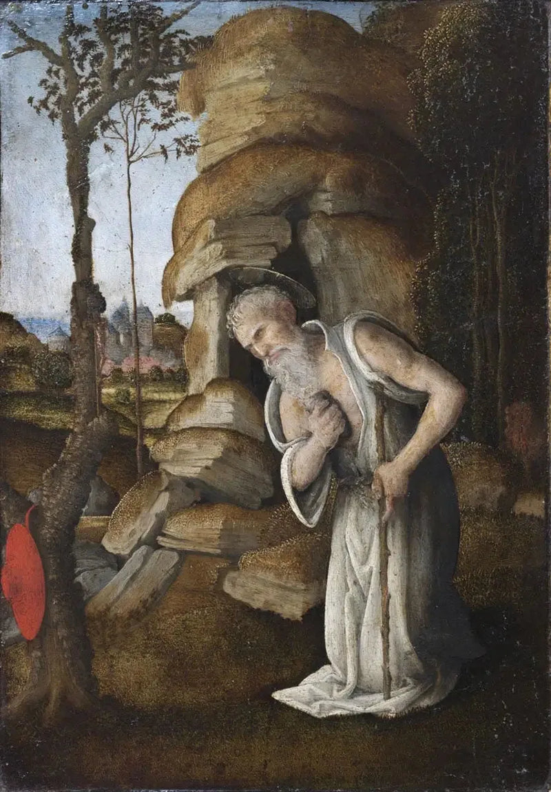 São Jerônimo Penitente no Deserto - Filippino Lippi