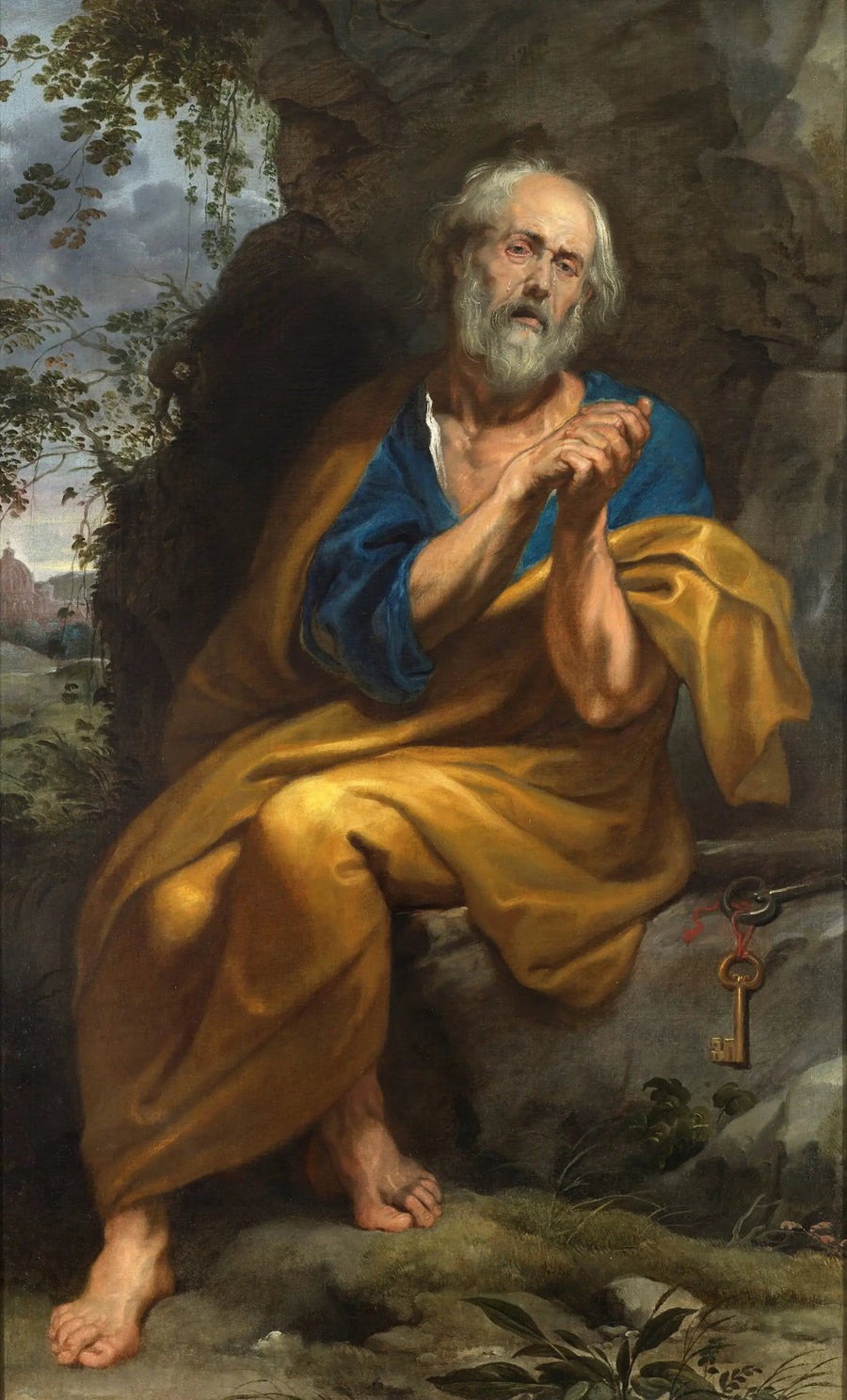 O São Pedro penitente - Antoine van Dyck