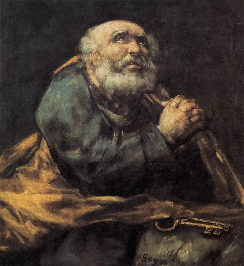 São Pedro arrependido - Francisco de Goya