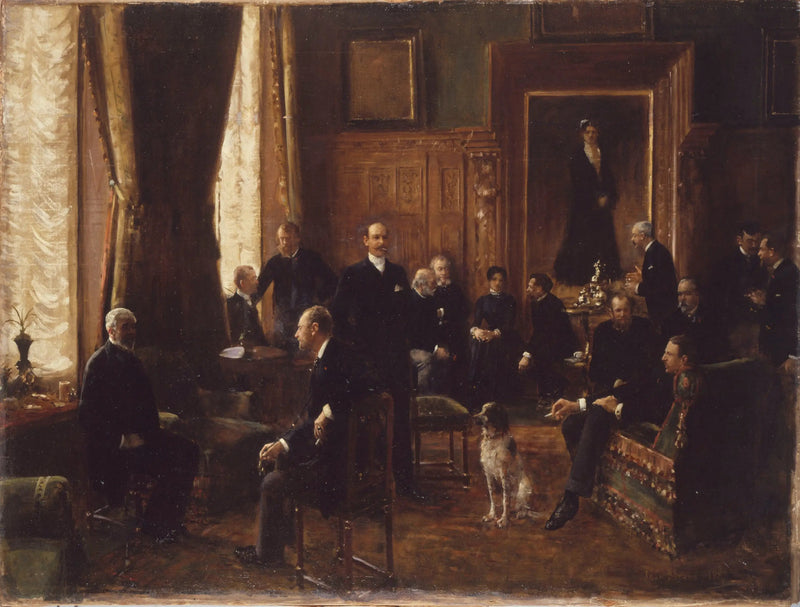 O salão da condessa Potocka - Jean Béraud