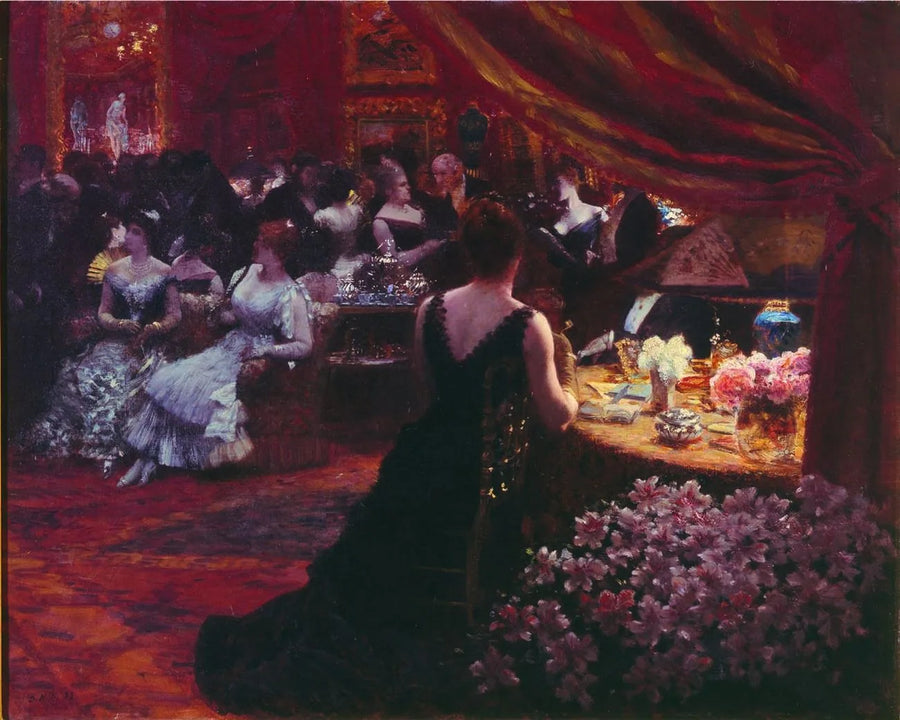 Salão da princesa Mathilde Bonaparte - Giuseppe De Nittis