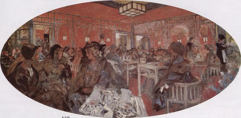 O salão de chá do Grand Teddy - Édouard Vuillard