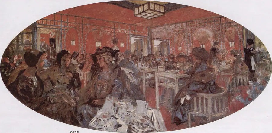 O salão de chá do Grand Teddy - Édouard Vuillard