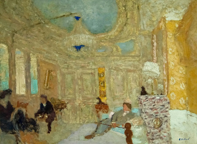 A sala dos Hessel, rua de Rivoli - Édouard Vuillard