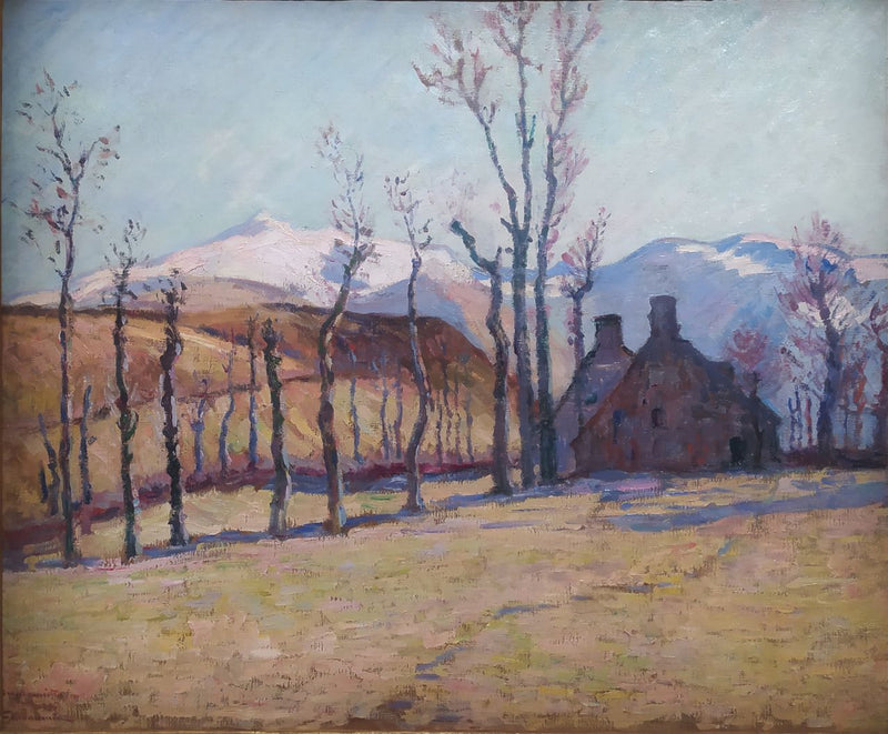 O Sancy nevado, visto de Saint-Sauves, 14 de fevereiro de 1896 - Armand Guillaumin