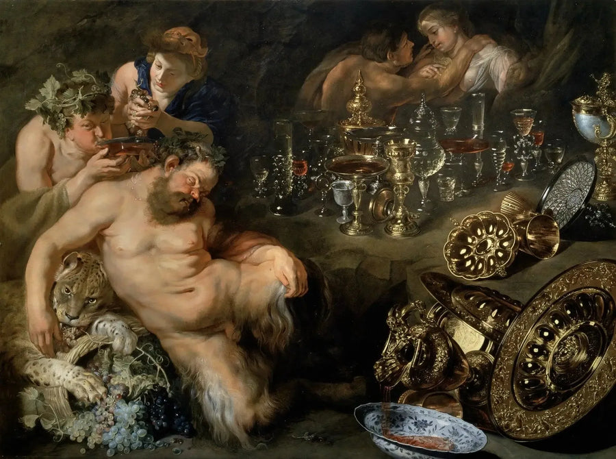 O sátiro bêbado - Peter Paul Rubens
