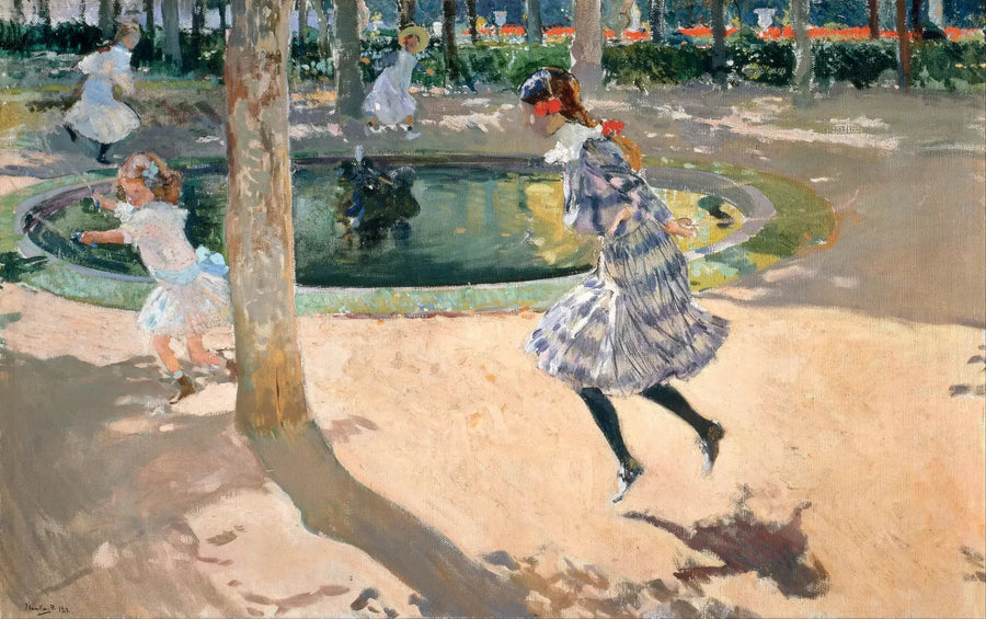 O Salto de Corda - Joaquín Sorolla