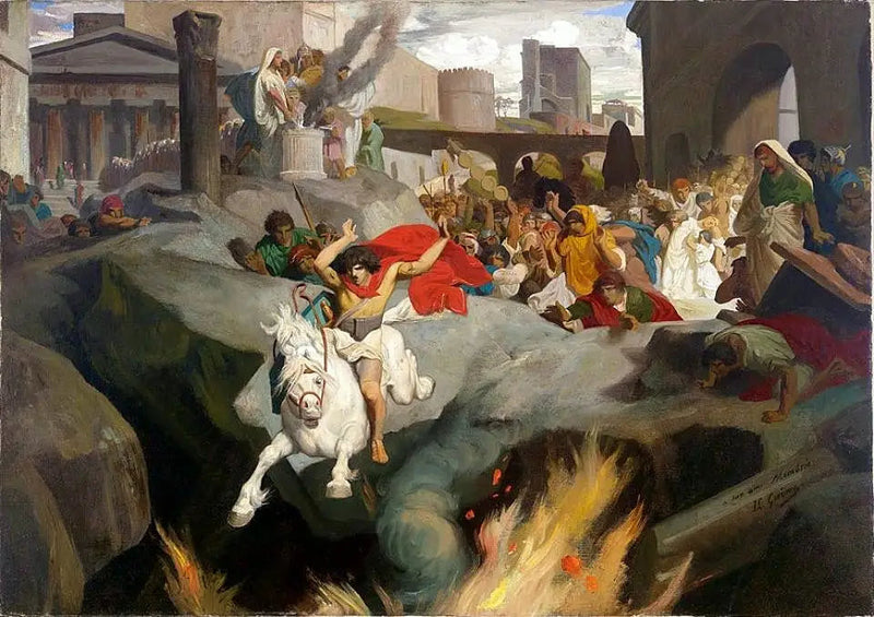 O salto de Mettius Curtius - Jean-Léon Gérôme