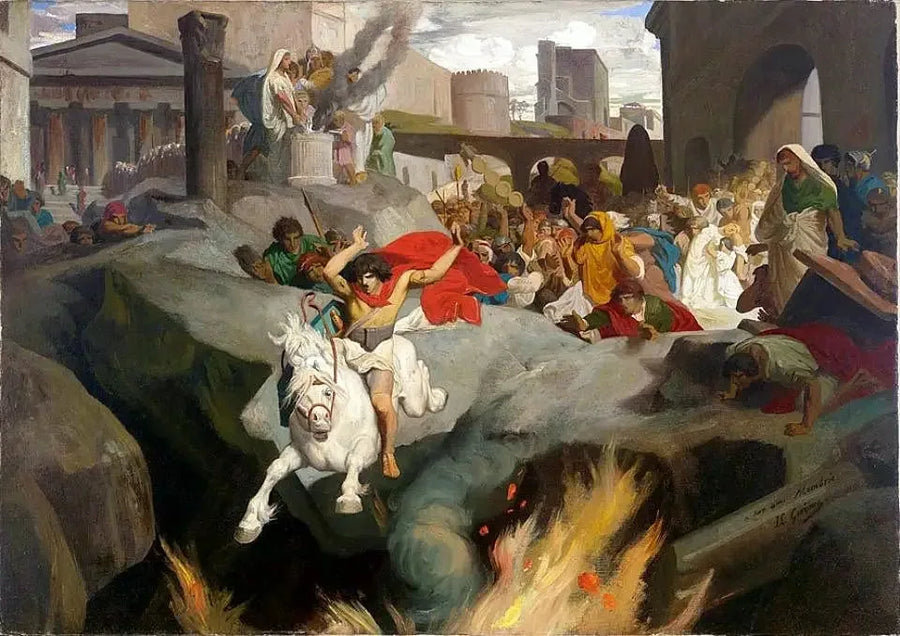 O salto de Mettius Curtius - Jean-Léon Gérôme