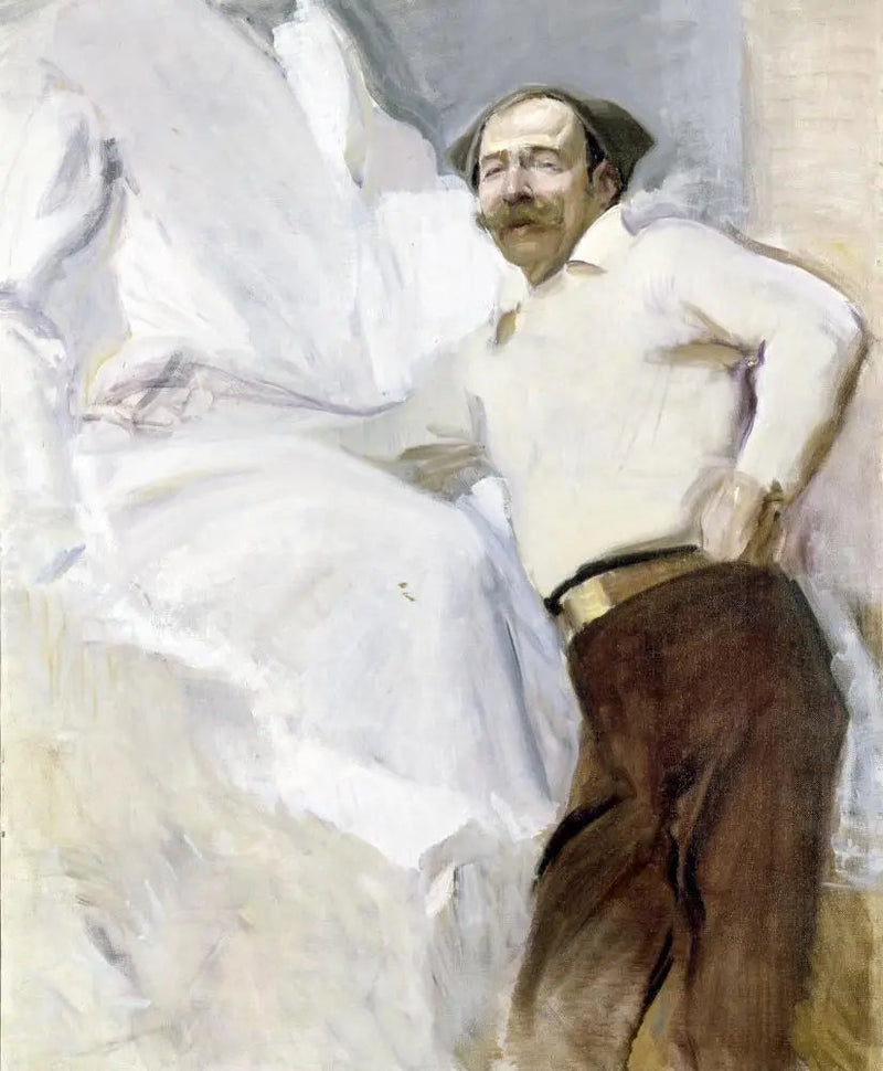 O escultor, Mariano Benlliure e Gil - Joaquín Sorolla