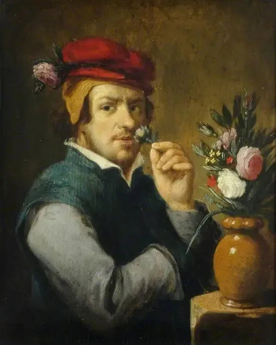 Le sens de l'odorat - David Teniers le Jeune image 1 tableau peint à l’huile sur toile