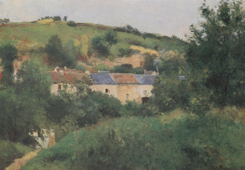 O Caminho da Vila - Camille Pissarro