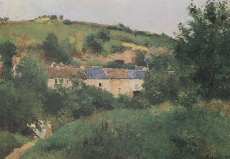 O Caminho da Vila - Camille Pissarro