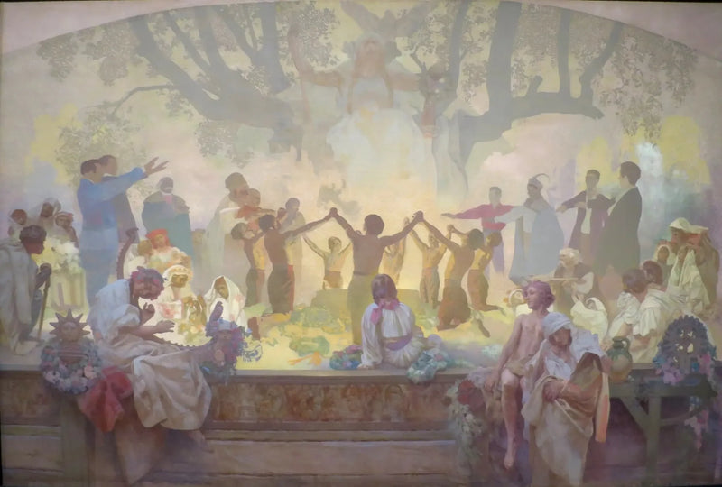 O Juramento de Omladina - Alphonse Mucha