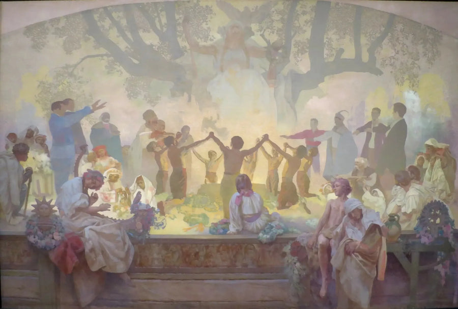 O Juramento de Omladina - Alphonse Mucha