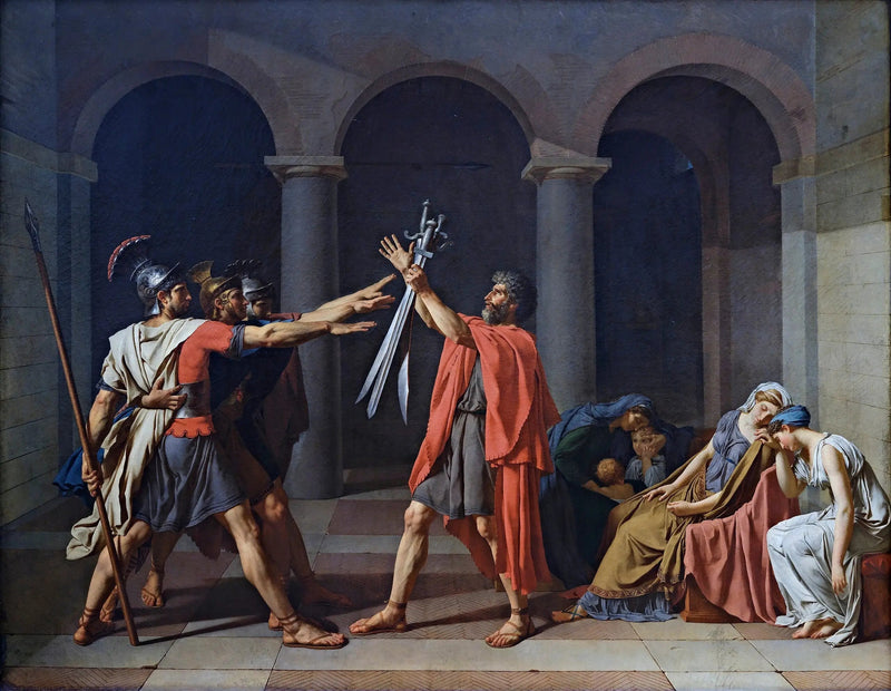 O Juramento dos Horácios - Jacques-Louis David