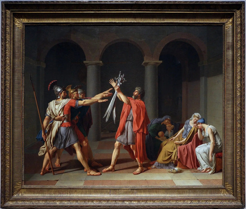 O Juramento dos Horácios - Jacques-Louis David