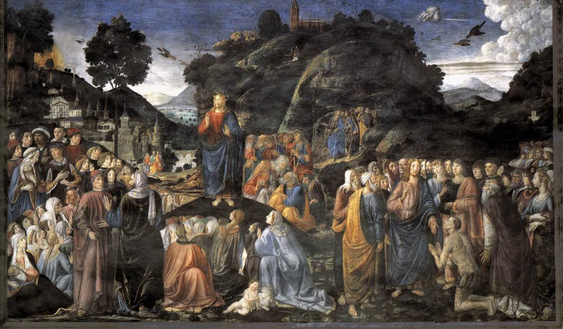 O Sermão da Montanha - Cosimo Rosselli