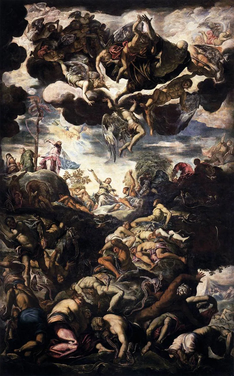 O Serpente de Bronze - Jacopo Tintoretto