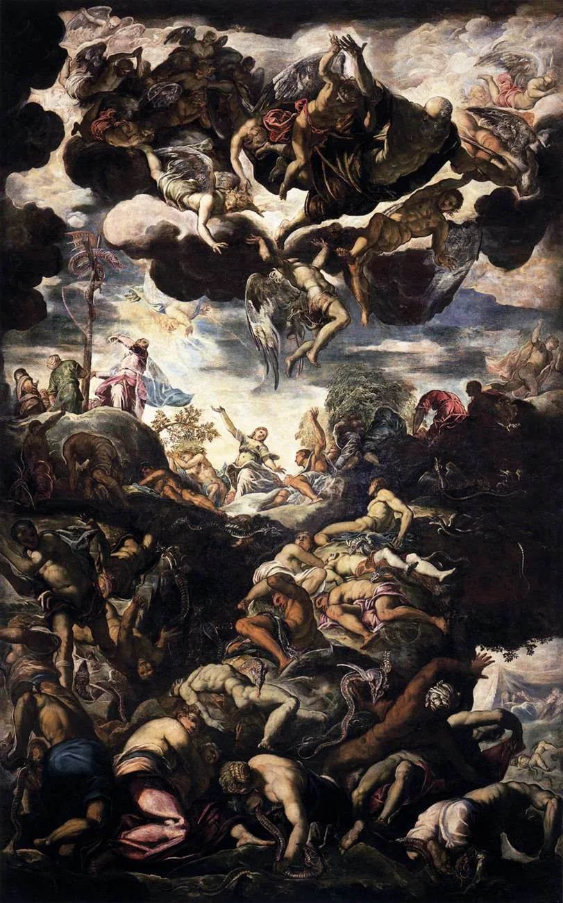 O Serpente de Bronze - Jacopo Tintoretto