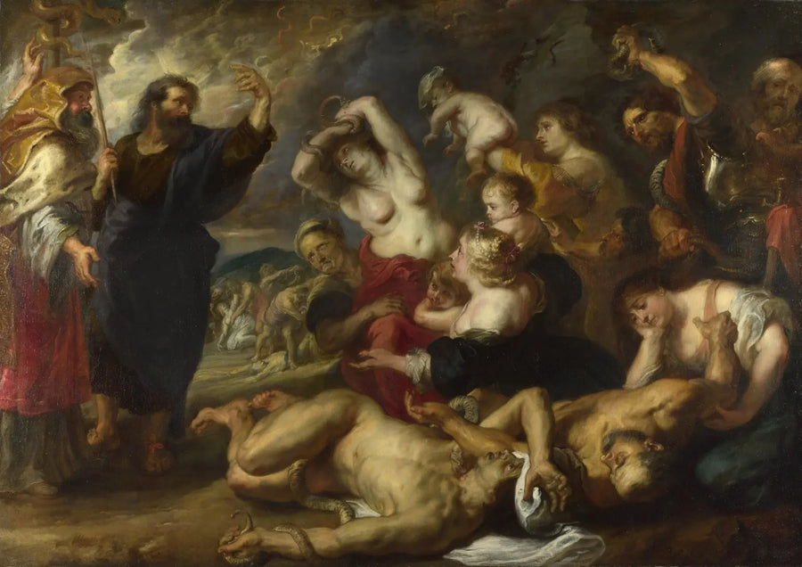A Serpente de Bronze - Peter Paul Rubens