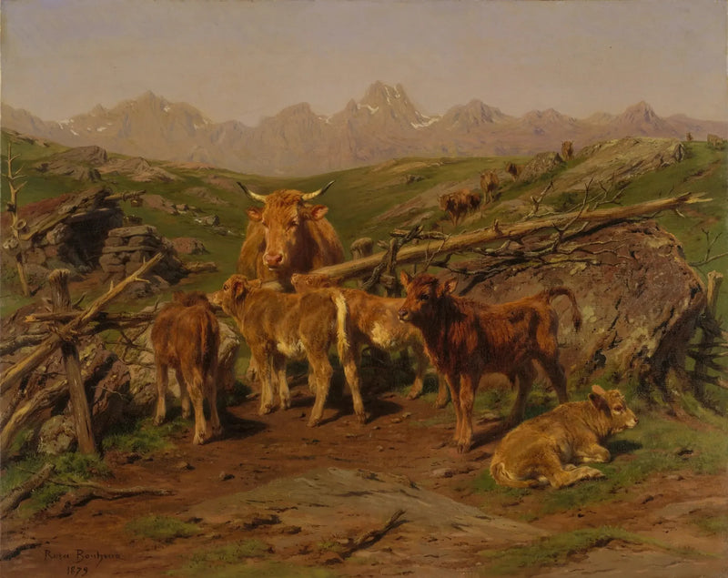O desmame dos bezerros - Rosa Bonheur