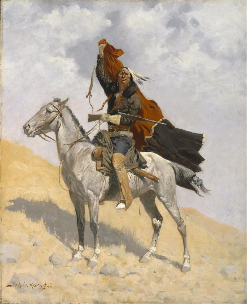 O sinal da cobertura - Frederic Remington